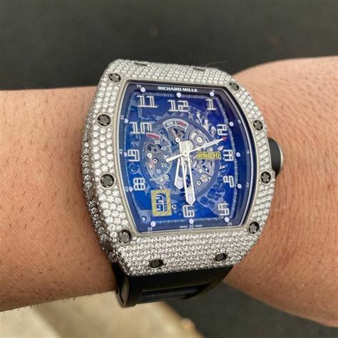 iced richard mille|richard mille watch price original.